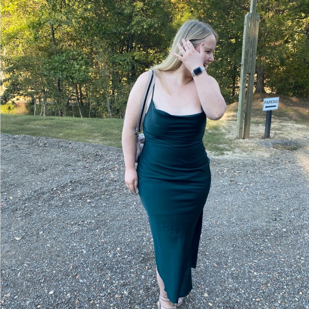Elegant Green Women's Dress